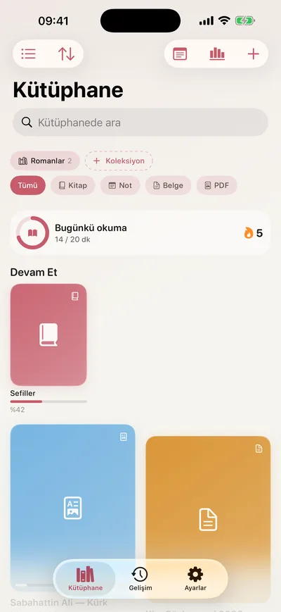 BooxiA — screenshot