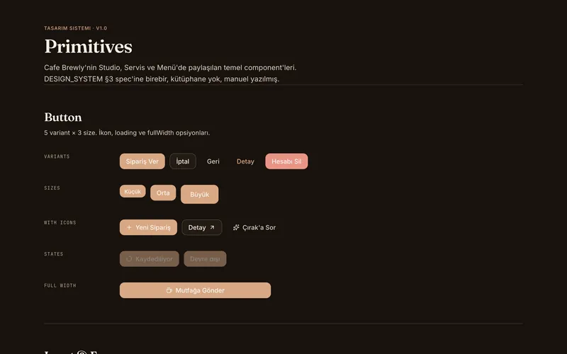 Buttons from the design system