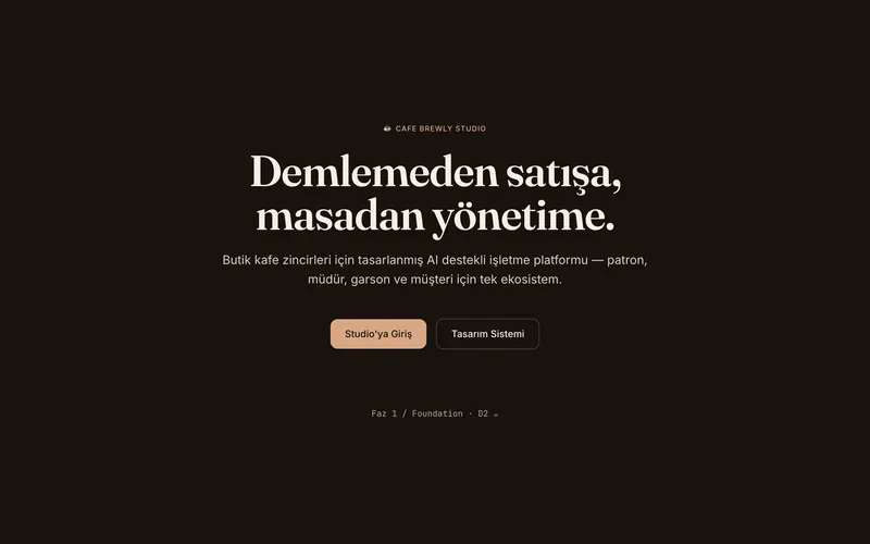 Cafe Brewly — screenshot