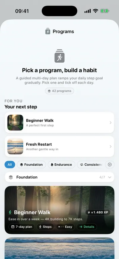 Guided programs