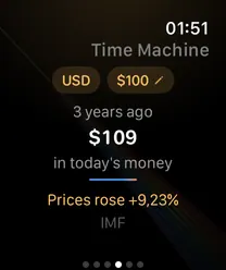 The Time Machine on Apple Watch